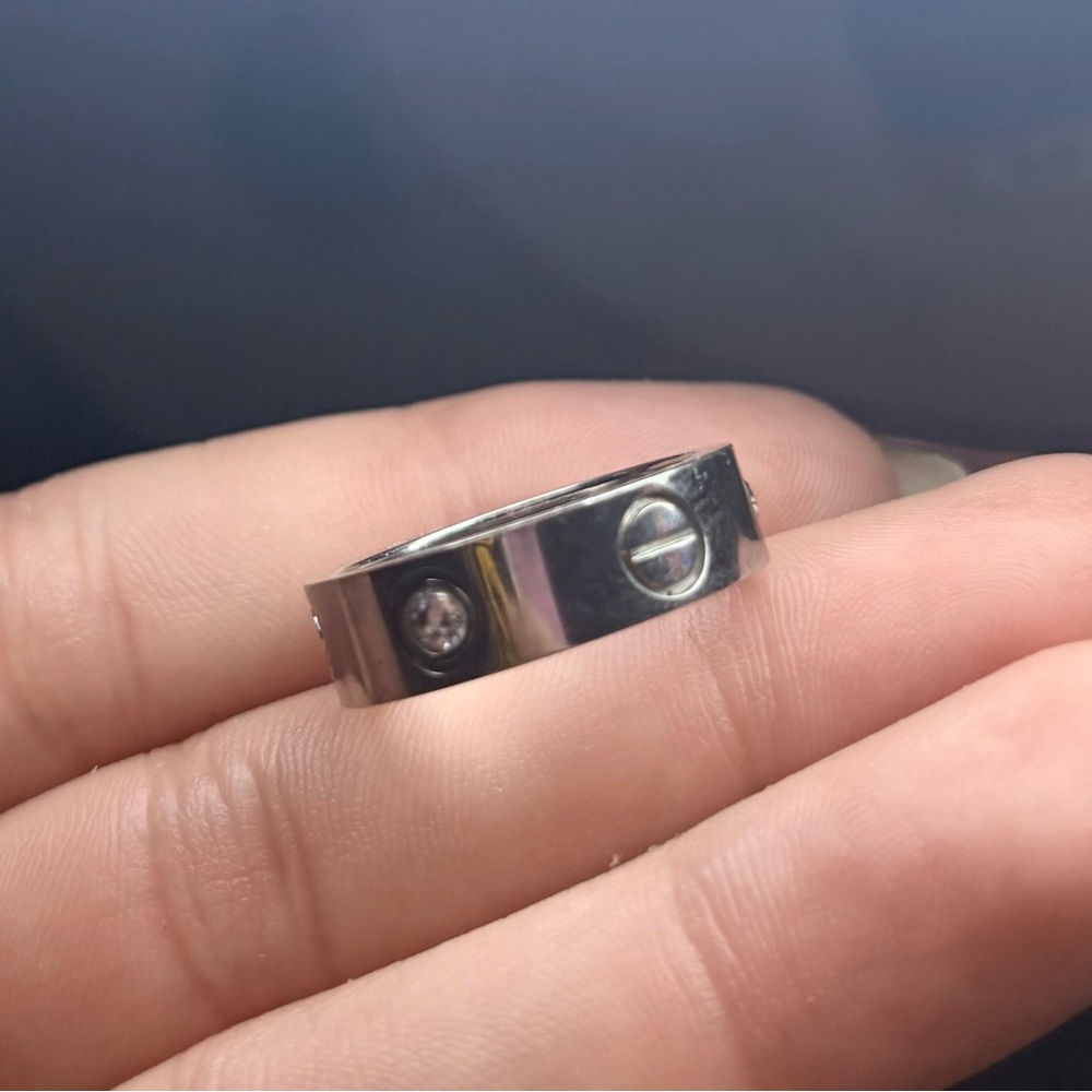 Silver Love Ring - Picture 3 of 6